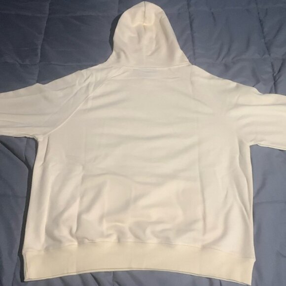 Essentials Fear of God Puffprint Beige Men’s Large Pullover Hoodie - Picture 3 of 3